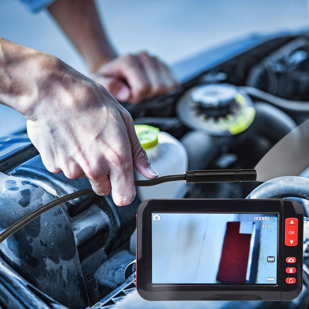 HD 1080P 4,3-Zoll-Bildschirm Multifunktionale Endoskopkamera Industrielles Endoskop Boroskop mit 5 m Kabel