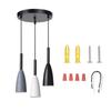 3-Light Design Pendant Chandelier E26 Base Cluster Chandelier Light Pendant Lamp  Restaurant