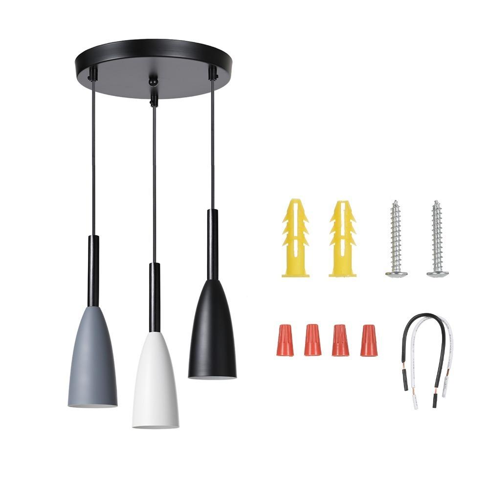 3-Light Design Pendant Chandelier E26 Base Cluster Chandelier Light Pendant Lamp  Restaurant