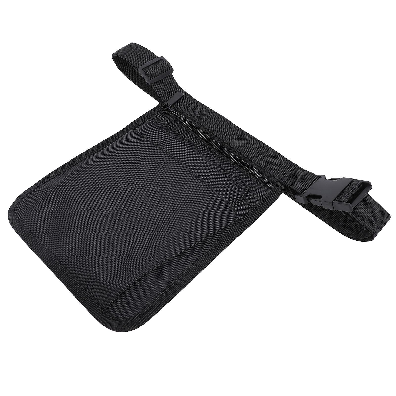 

Поясная сумка из черного нейлона 900D, многофункциональная, портативная, с ремнем, сумка-органайзер для ручек и маркеров