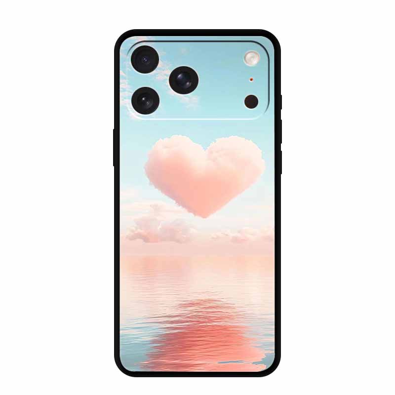 Water Lily Case For iPhone 17 Air 16 14 Plus Cover 15 Pro Max 13 Mini Luxury Shield Funda Iphone 16e Back Fashion Cover Coque