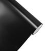 Car Sticker Satin Black Car Adhesive Vinyl Wrap Color Change Film Bubble Free Wrapping Decal Car Accessories Interior Exterior