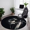 1PC Scream Office Round Rug, Non-slip, Soft and Durable Office Rug for Interior Decoration, Perfect for Office, Beautiful Decoration