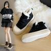 Autumn Winter Plush Women High Top Sneakers Fashion Comfortable Platform Cotton Shoes Outdoor Non-slip Women's Shoes Botas Mujer