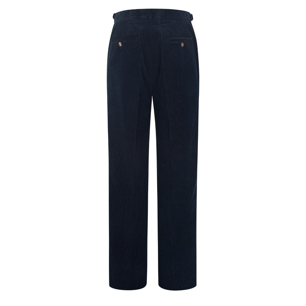 MANNERGRAM Corduroy Two-Pleated Hybrid Pants Navy