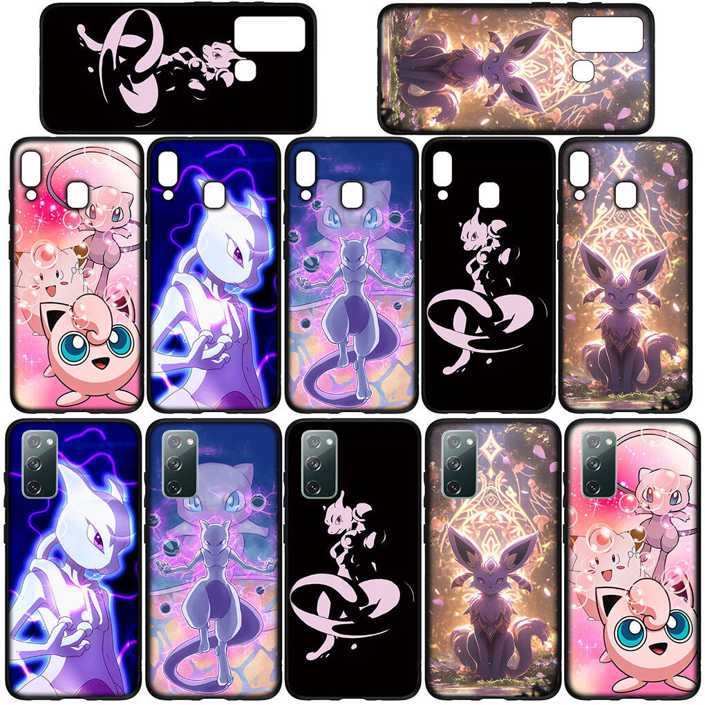 Чехол для iPhone 17 16 15 Xiaomi Poco Redmi Note 14 13 12 11 Pro Max X 9 16e Samsung Galaxy S25 S24 S23 OPPO Huawei Mew Mewtwo Чехол для телефона