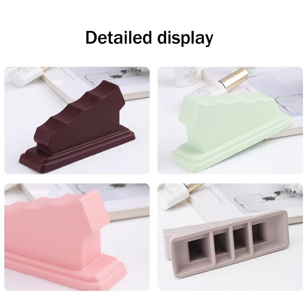 Silicone Nail Art Finger Support Sturdy Finger Stand Nail Practice Assistant Mat  For Nail Salon