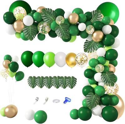 Balloon Chain Combination Set 163 Pieces Jungle Animal Birthday Baptism Party Scene Arrangement