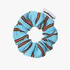 Mellotory Striped Knit Scrunchie (sky Blue)