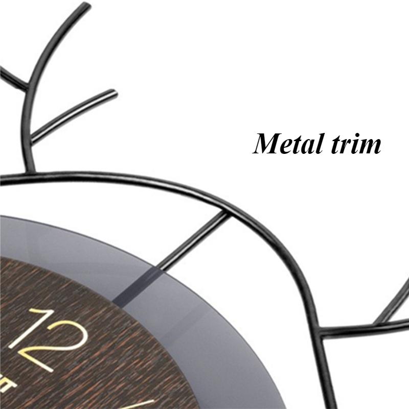 Modern Wall Clock Living Room Fashion Wall Watch Restaurant Decoration Silence Swing Clock Light Luxury Decorative Accessories