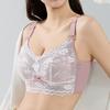 Lingerie Women's Full-cup Thin Adjustable Large-sized Bra Breast Retraction Anti-sagging Bra Push Up Bra