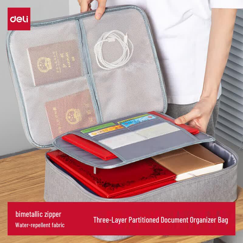 Deli Waterproof Document Organizer Bag