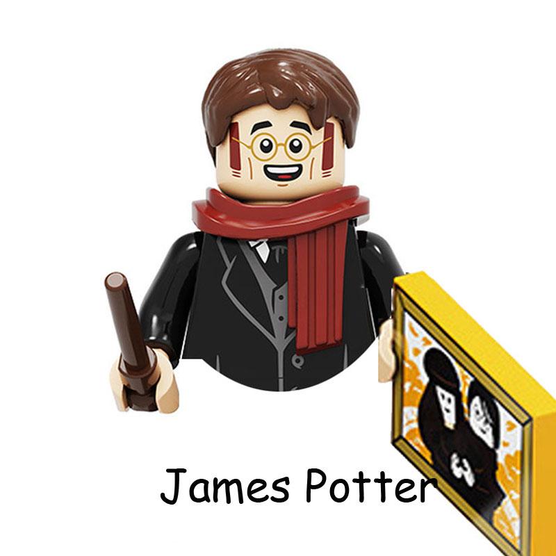 Magic Animals Newt's Case of Magical Thestral Patronus Stag ELK Fluffy Dementor Buckbeak Model Figure Blocks  Toy For Children