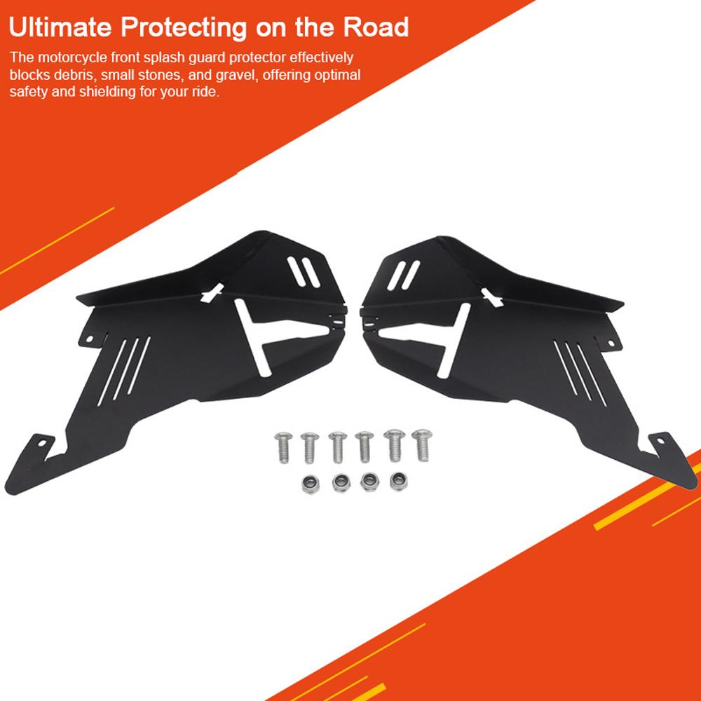 Motorcycle Front Splash Guard Aluminum Splash Guard Protectors Compatible with Ryker 600 Ryker 900 Ryker Rally Ryker