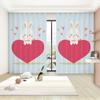 Cartoon Cute Rabbit Pattern High Blackout Curtains Children's Room Early Education Center Kindergarten Shading Drape New Style