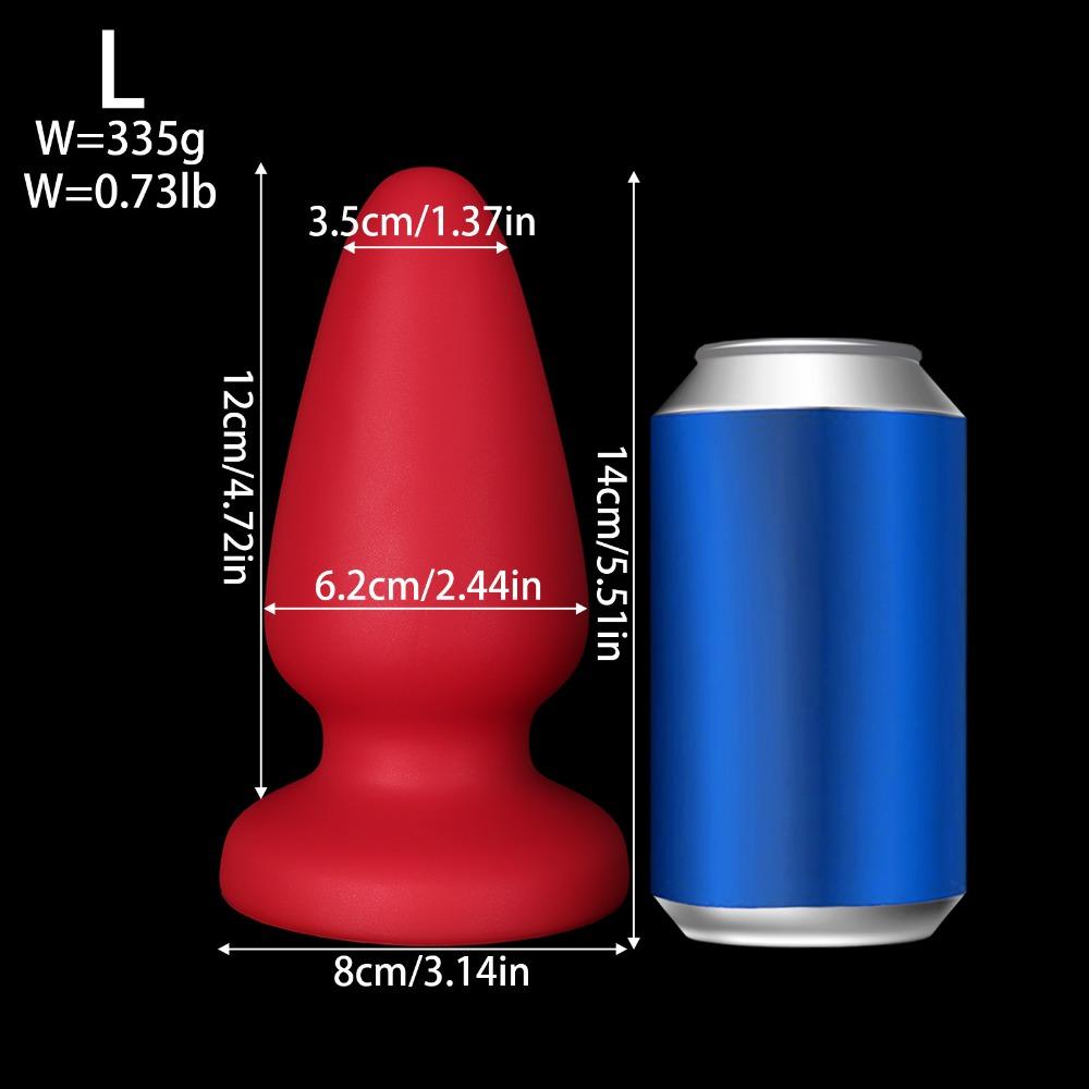 Ultra Soft Large Anal Plug Wearable Outdoor SM Toy for Adults