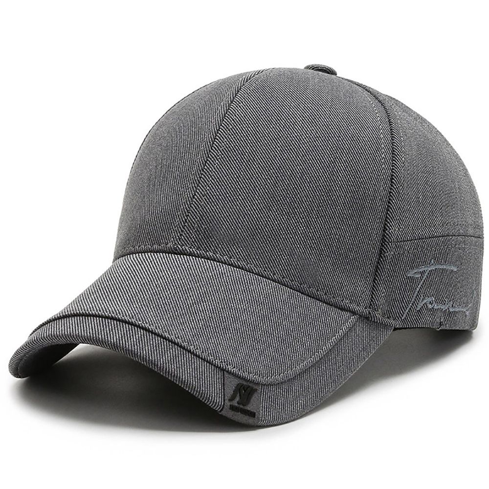 

Outdoor Simple Sports Hat Sun hat Baseball Caps Cotton Sunscreen светло-серый