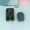Hand Warmer USB Mobile Power Bank Electric Hand Heater Warmer Mini Multi-Function Pocket Warmer Digital Display 2400mAh Battery