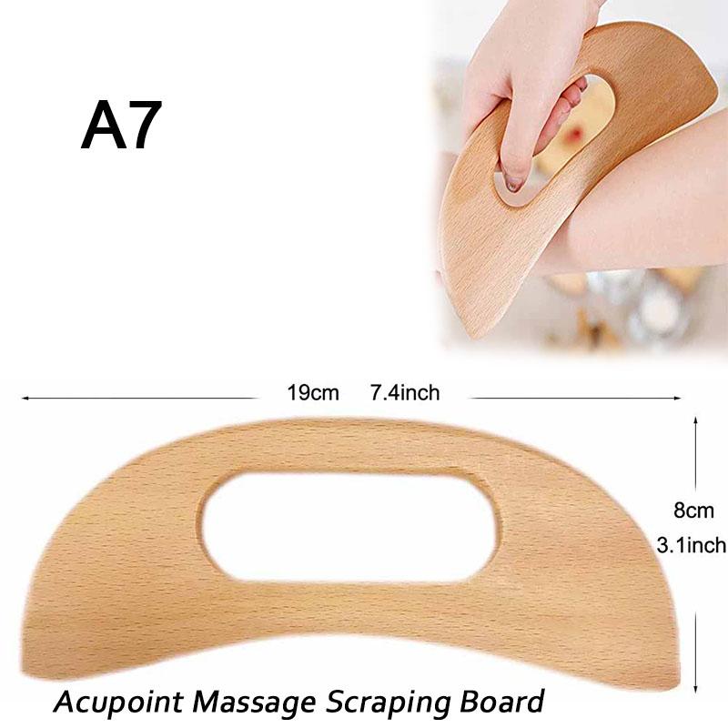 Professional Wood Therapy Massage Tools For Body Shaping Anti Cellulite Lymphatic Drainage Waist Sculpting