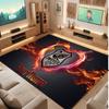Swansea City FC Custom Crystal Velvet Rug, Personalized Name Text Print, Football Logo Soft Non‑Slip Floor Mat Home Decor Gift