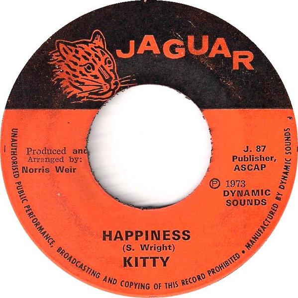 

7inch Record KITTY 14 Happiness J87 Jaguar 1973 Jamaica Reggae Ska Dub Used