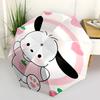 1pc Strawberry Cherry Heart Automatic Opening/Closing Umbrella with Foldable Design, 8-Bone Iron Frame Outdoor Umbrella for Fans, Travelers, Daily Use