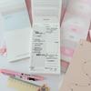 A6 Inner Page Functional Sticky Notes Book, Korean-Style Double-Sided Decals, Kawaii Journals with High-Value Materials