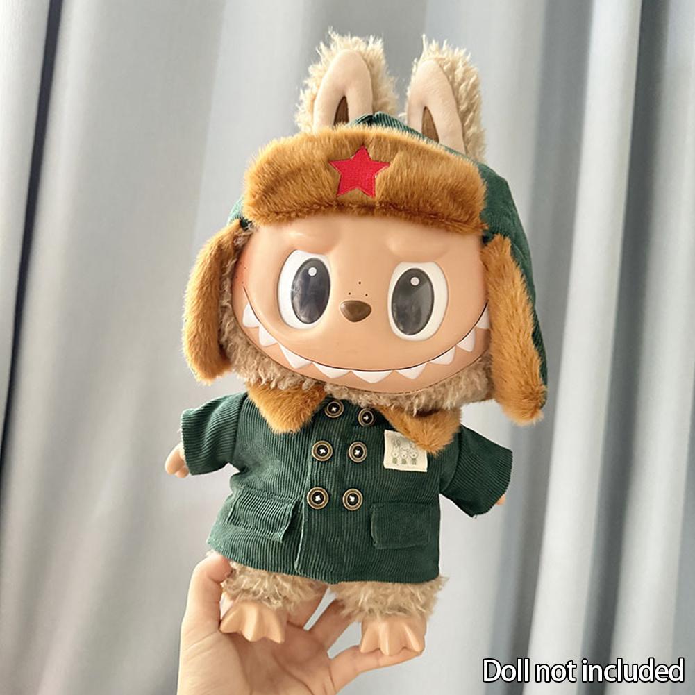 

Для 38 см плюшевой куклы Лабубу одежда наряд кукла MOKOKO пальто ремешок с кроличьими ушками юбка набор Аксессуары Милое украшение 01#