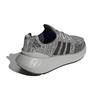 adidas Originály Swift Run 22 J Pohodlné Odolné proti oděru Prodyšné Nízké Běžecké boty Šedá Černá GZ1555