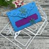 Lace Envelope Die for Scrapbooking, Flower Envelope Metal Cutting Dies, Card Making Die Cut for Decoupage Gift DIY Birthday Card Paper Craft Supplies