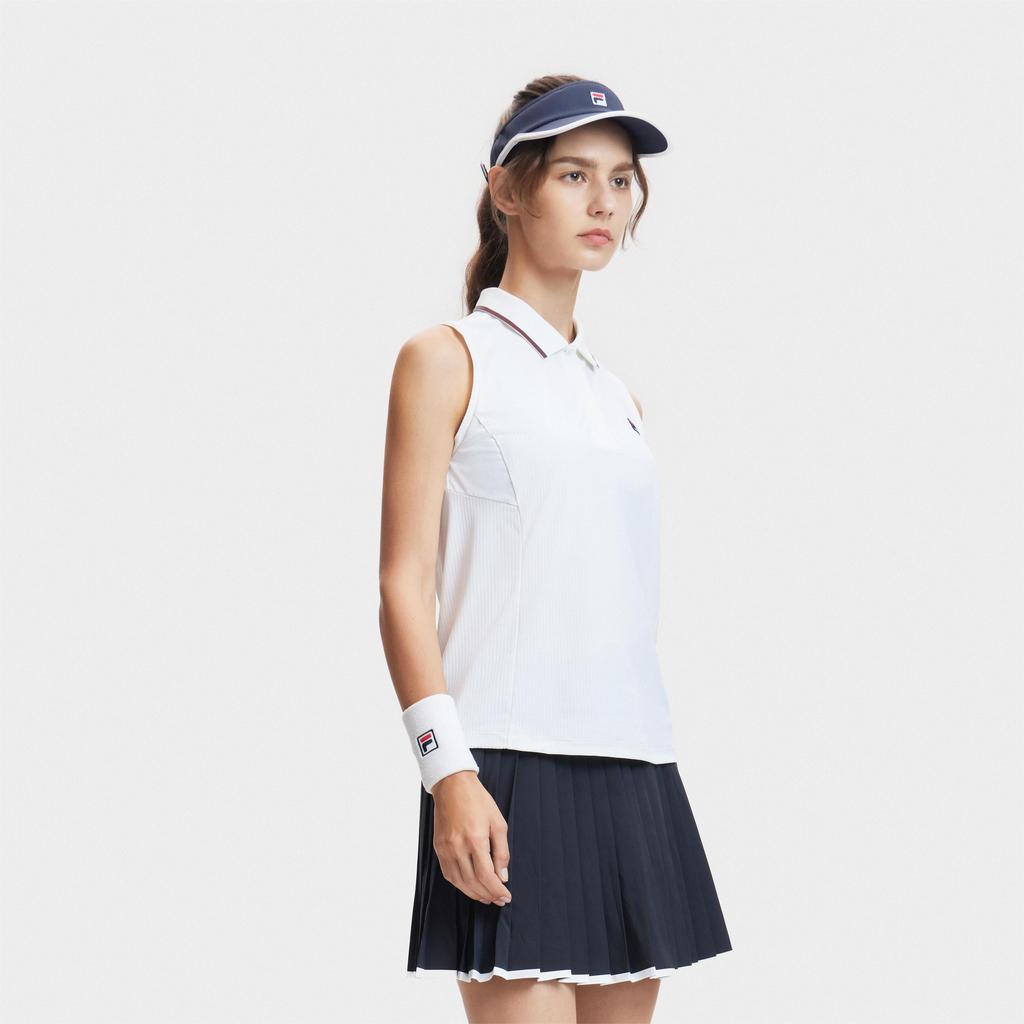 New FILA Tank Tops Women's White A11W423101FWT