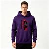 Men Fight Club Graphic Print Pullover Hoodie Casual Long Sleeve Streetwear Hooded Sweatshirt