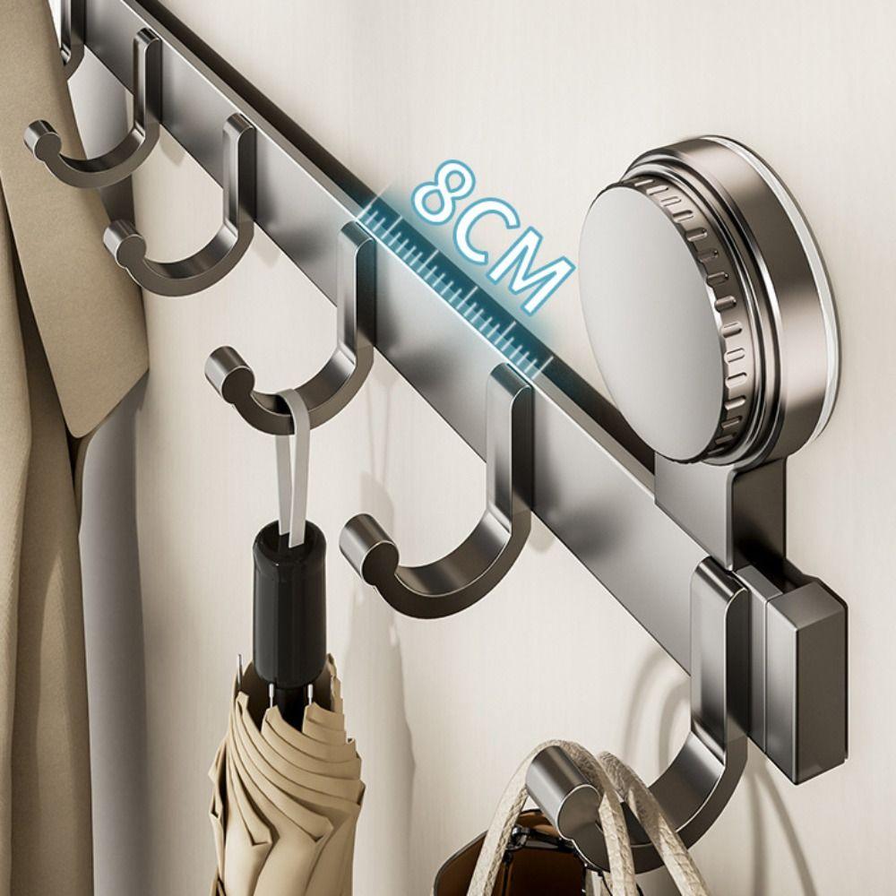 Reusable Suction Cup Door Hook Strong Load-bearing Bedroom Organizer Hook  Dormitory