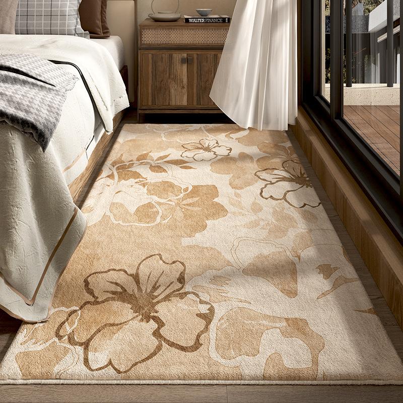 Teppich Schlafzimmer Bettvorleger Teppich Zuhause Langer Teppich Wohnzimmer Sofa Teetisch Rutschfest Erkerfenstermatte