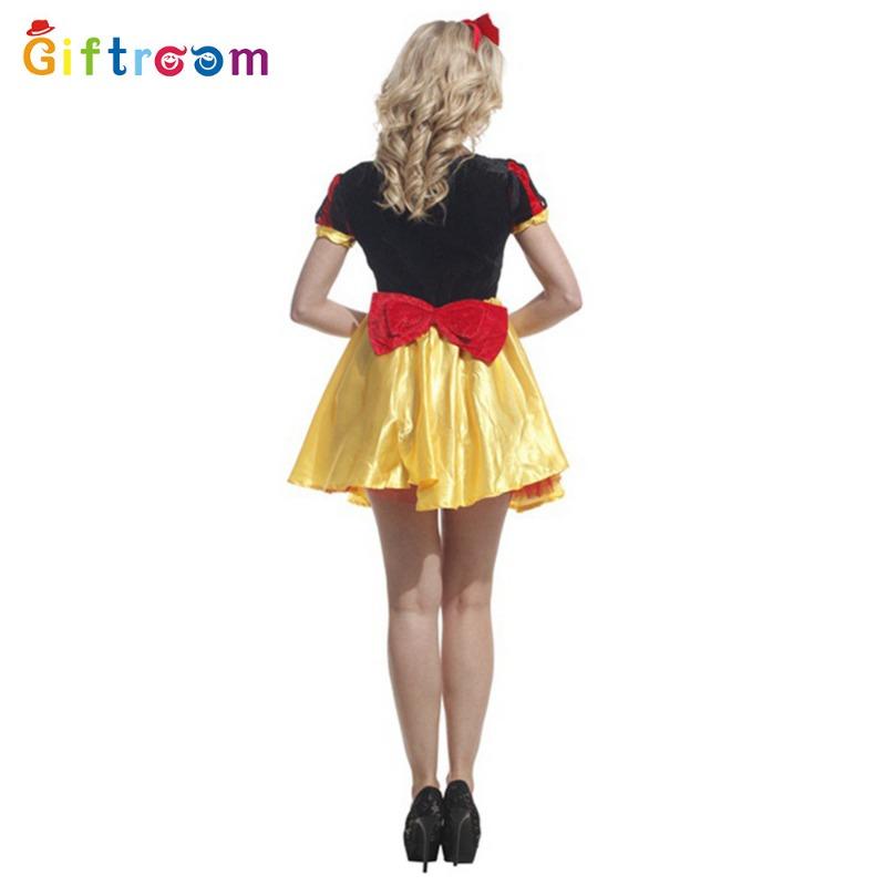 Western Halloween Pretty Snow Queen Masquerade Ball Performance Costumes Drama Stage Performance Costumes