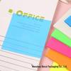 Transparent Colored PET Sticky Notes - Reusable, See-Through, Fluorescent Index Stickers
