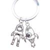 Creative Spaceman Keychain Craft Of Alloy Suitable For Car Keys