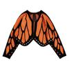 Creative Butterfly-Pattern Knit Cardigan – Color-Block Loose -Sleeve Jacket for /Winter (Children's )