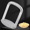 Stainless Steel Potato Masher Manual Horizontal Handle Avocado Crusher Ergonomic Handle Multifunctional