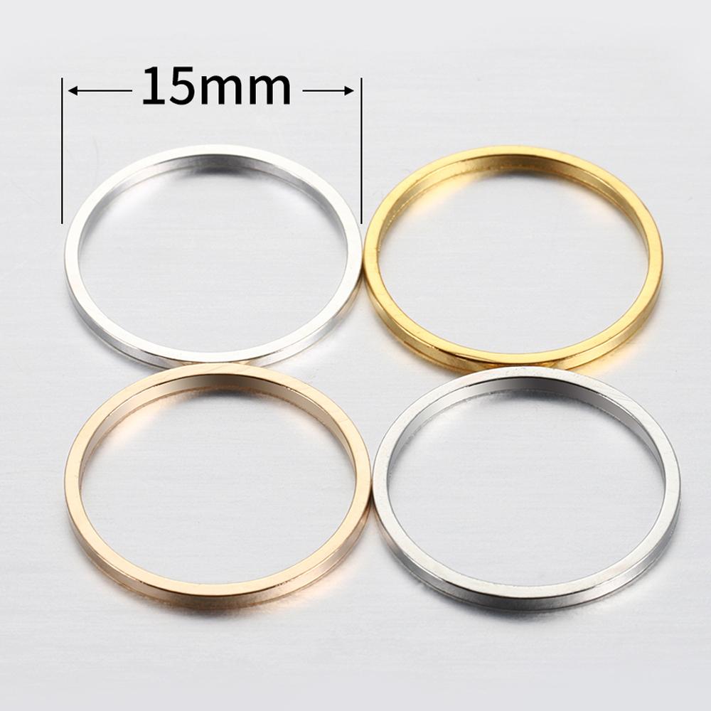 50pcs 20pcs Earrings Hoops Earring Making Loop Circle Wires Connectors Closed Circle Rings Pendants for Jewelry Making DIY