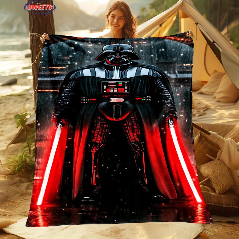 6 Size D Darth V Vaderr Blanket, Fine Workmanship, Soft and Comfortable Washable, Home Office Nap Blanket for Four Seasons Gift