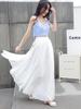 Elegant Spring Chiffon Swing Dress - A-Line Layered Beach Fairy Skirt for Women