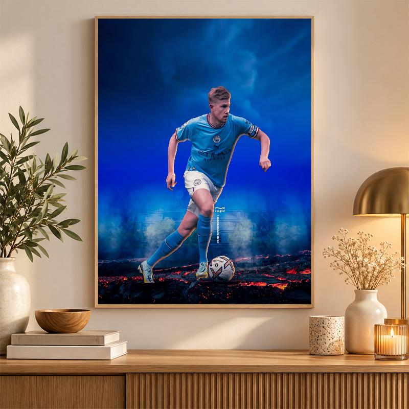 Kevin De Bruyne Diamond Painting Kit 5D Full Drill DIY Diamond Mosaic Wall Art Home Decor