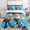 3pcs Toy Story Woody & Jessie Printed Quilt Set Soft and Comfortable Quilt Cover for Bedroom, Guest Room Bedding Set D090