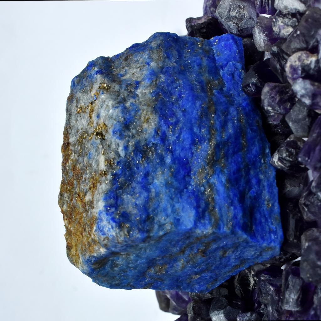 Natural 44 Ct Blue Lapis Lazuli Uncut Rough Gemstone CERTIFIED For Craft