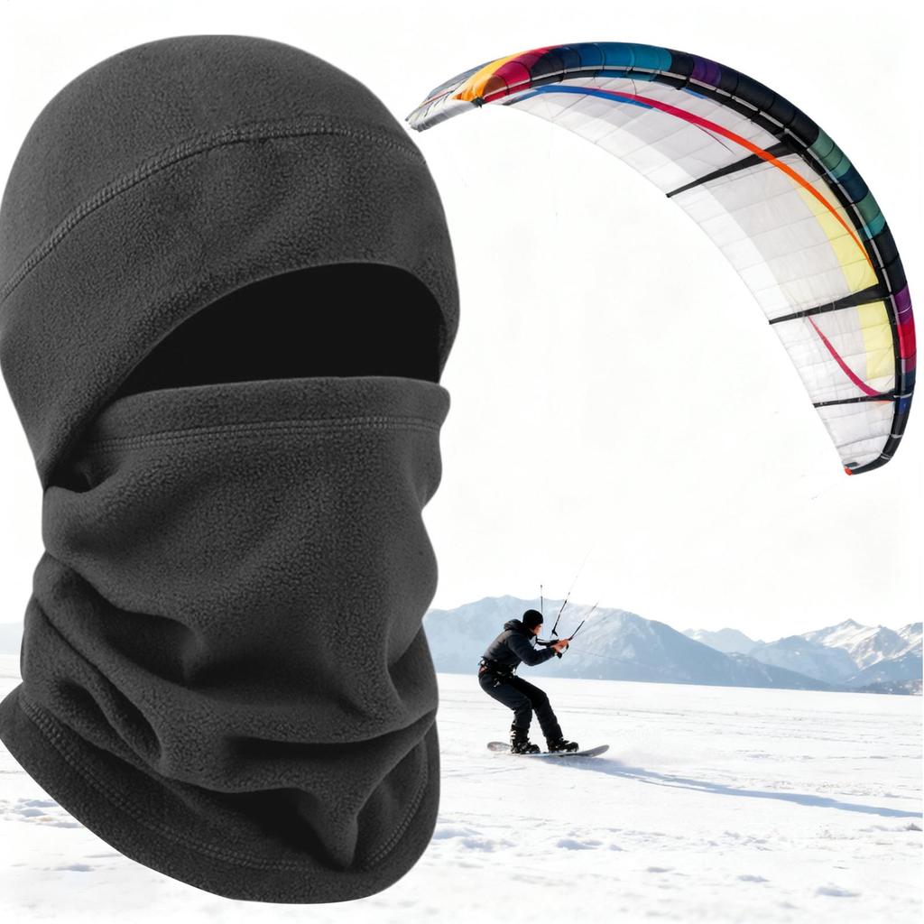 Winter Beanie Hat Scarf Set Windproof Snow Protection Fleece Scarf Face Masque For Snowboarding Commuting Hiking Ice skating