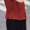 Elegant Summer 2026 Two-Piece Chiffon Dress for Middle-Aged and Elderly Women, Short-Sleeved