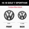 1set Black Hollow out style Car Front Grill Badge Emblem SS15 Stickers Car Logo Accessories For VW Golf 4 5 8(MK8) 7(MK7) sportvan