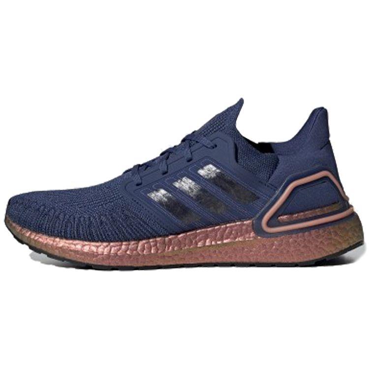 

Adidas Мужские кроссовки UltraBoost 20 Tech Indigo Coral Blue Legend-Ink Signal-Coral FV4394