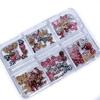 6 Grids Nail Art Decorations Bow Flower Nail Charms Cute Bow Flower Nail Charms  DIY Maicure